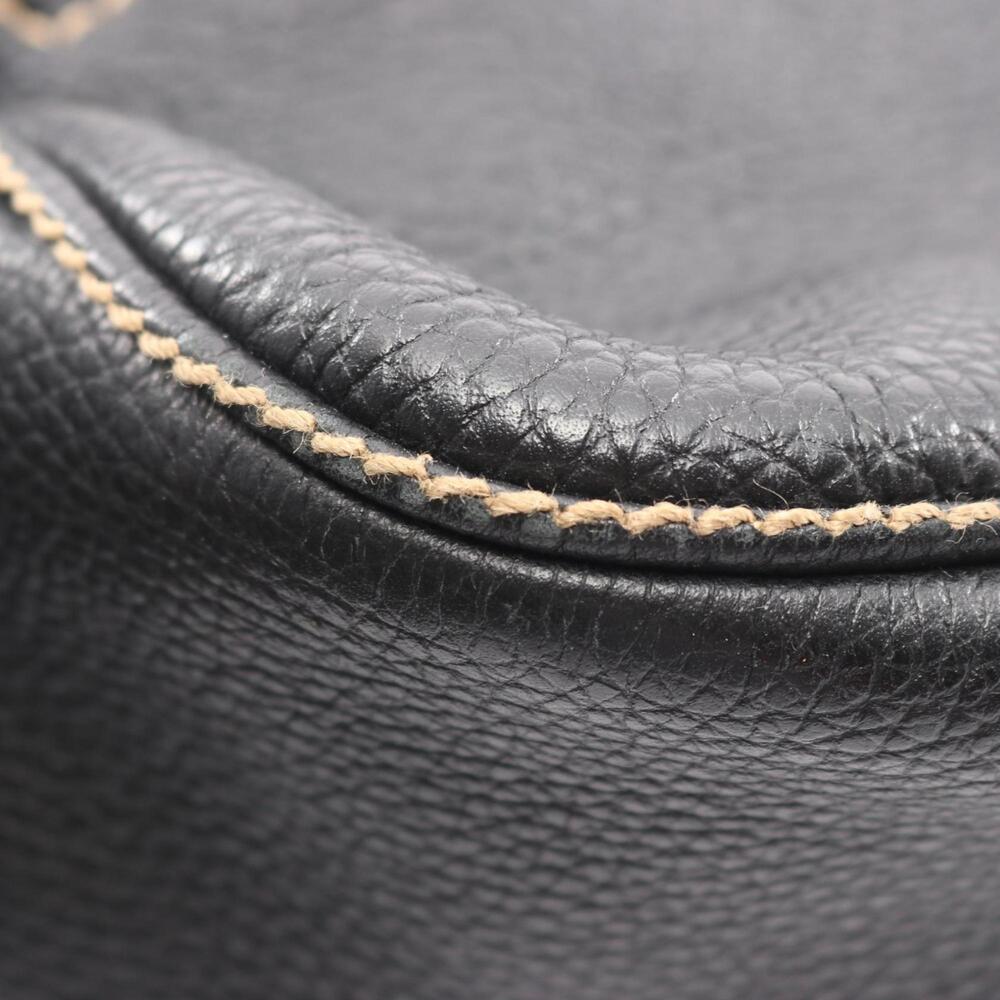 CHANEL Black Leather Shoulder Bag - Picture 9 of 12